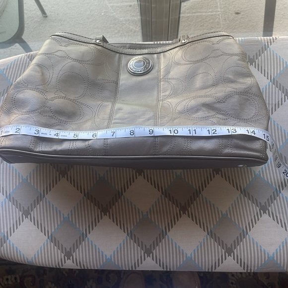 Coach Stylish Taupe Satchel - Picture 10 of 12